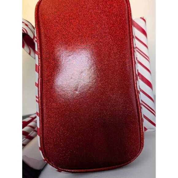 Loungefly Disney Parks Mickey Mouse Peppermint Swirl Holiday Mini Backpack (NWT)